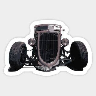 Hotrod Ford Grill Sticker